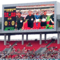 Muestra del reloj de la cartelera de la pantalla LED